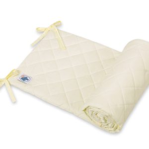 Obroba za posteljico 30x180 cm - krem (potegne bolj na rumeno)