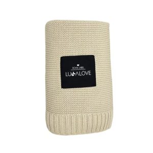 Bambusova odejica Lullalove – bež